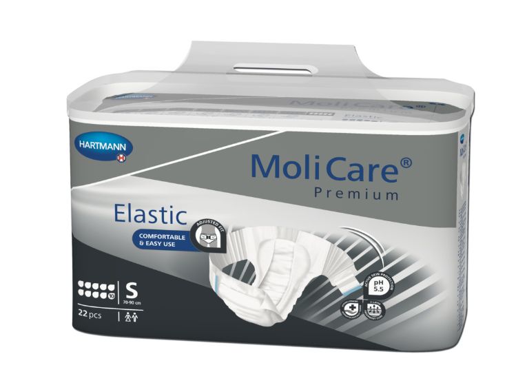MoliCare Premium Elastic S 10 Drops - 70 x 90 cm (Pack of 22)