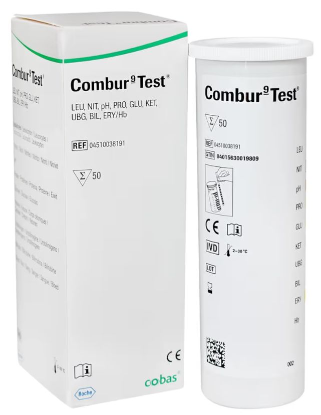 Combur 9 -Test (Box of 50)