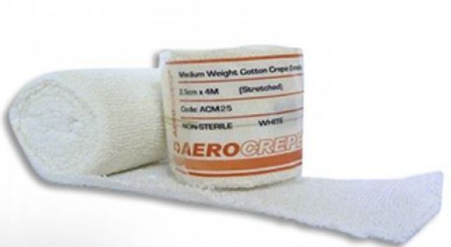 Cotton Crepe Bandages - 2.5cmx4m