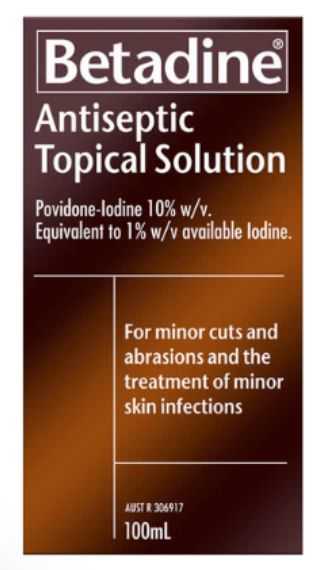 Betadine Antiseptic Topical Solution 100ml