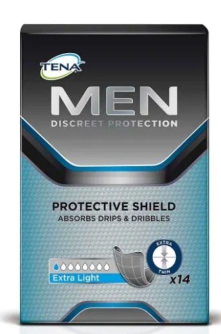 Tena Men Protective Shield Black (180x138mm-95ml)