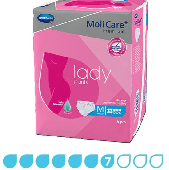 MoliCare Premium Lady Pants Pull-Ups Medium 7 Drops