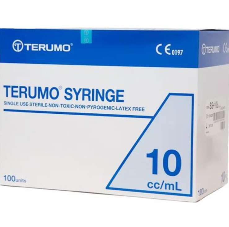 Terumo Syringes 10ml Luer Lock (Box of 100)
