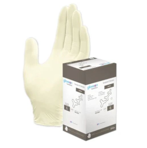Hamilton Latex Sterile Powder Free Gloves Size 6 - Box of 50