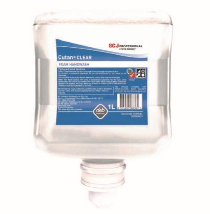 Cutan Clear Foam Handwash 1L