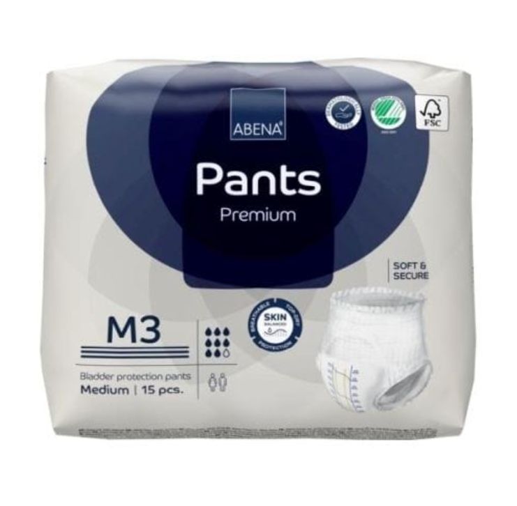Abena Pants M3 Blue 2400mL 80-110cm