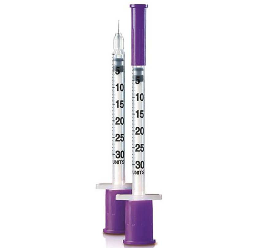 FMS fine micro syringe 0.3ml BOX/100