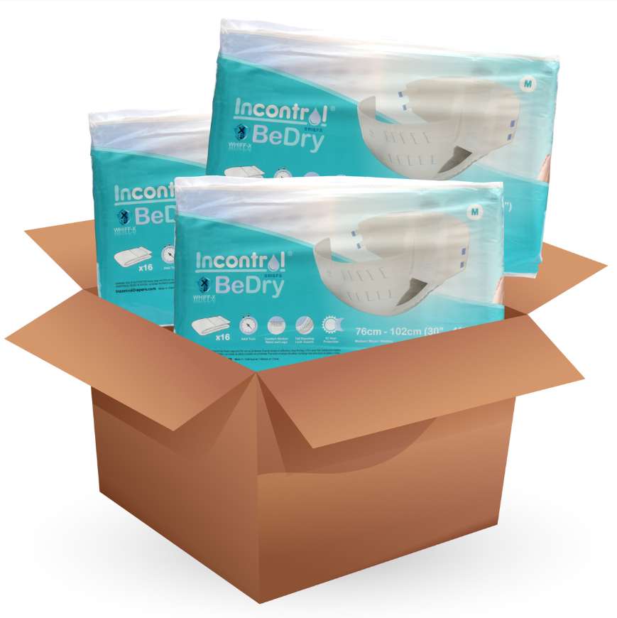 Incontrol BeDry Premium Incontinence Briefs