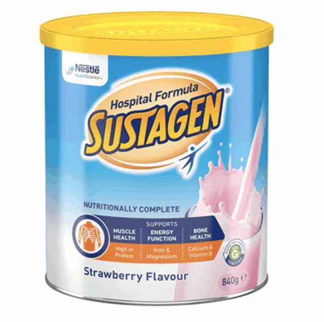Nestle Sustagen Hospital Formula 840g - Strawberry Flavour