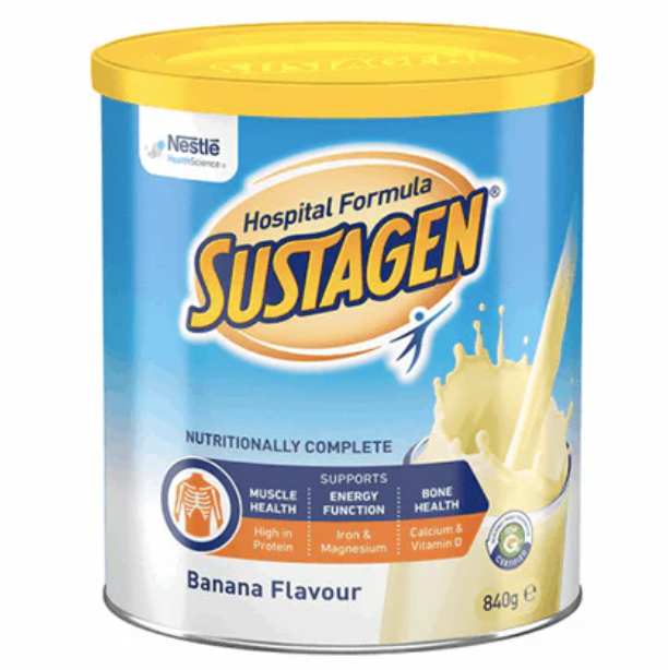 Nestle Sustagen Hospital Formula 840g - Banana Flavour