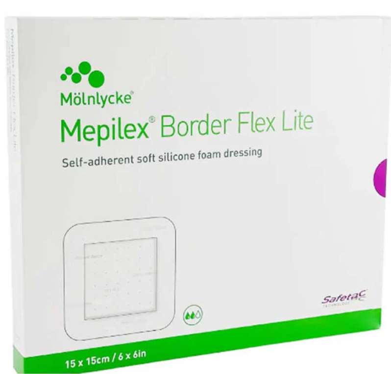 Mepilex Flex Lite 15 X 15cm with Border Box/5